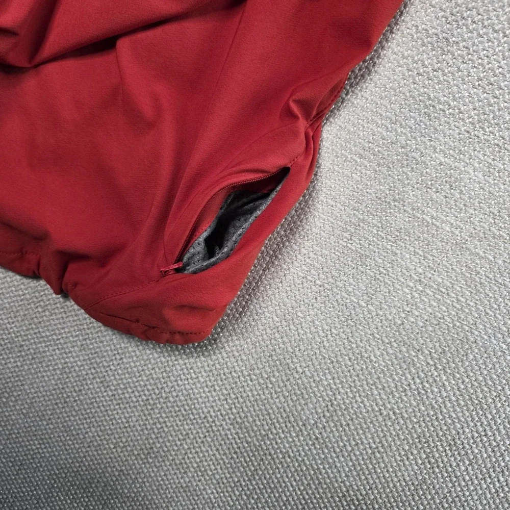 The North Face Apex Pullover Mens XL Rust Orange‎ Quarter Zip Jacket